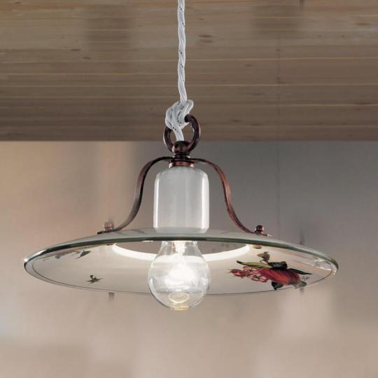 rustikalna keramicka velkorozmerna zavesna lampa rucne malovana vzorovana stredomorska jedalen nad stol klasicka obyvacka kuchyna spalna jedalen chalupa renovacia interier talianska toskanska ladena lampy lameridiana.jpg